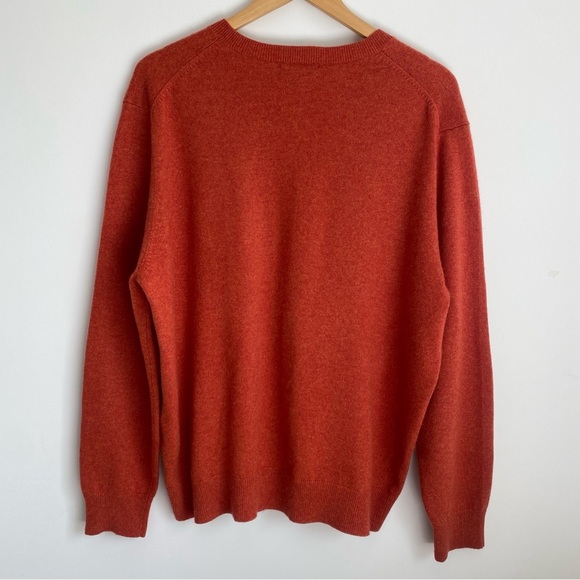 100% Cashmere Lands’ End Men’s Sweater XL - Picture 3 of 10